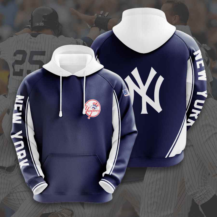 Sports Baseball Mlb New York Yankees Usa Sport All Over Print Hoodie 3D 15