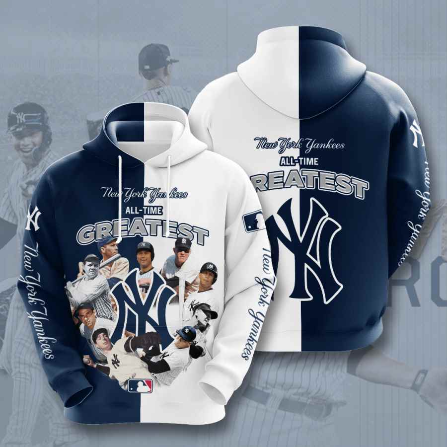 Sports Baseball Mlb New York Yankees Usa Sport All Over Print Hoodie 3D 16