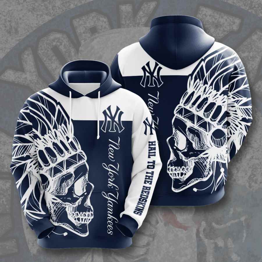 Sports Baseball Mlb New York Yankees Usa Sport All Over Print Hoodie 3D 19
