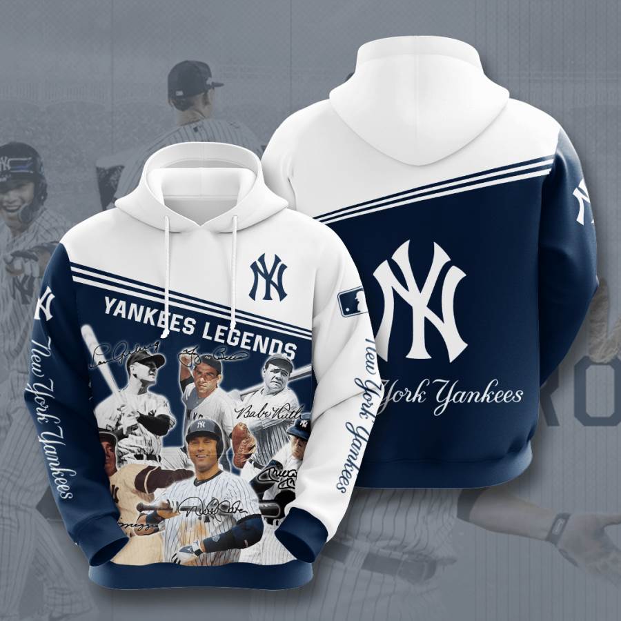 Sports Baseball Mlb New York Yankees Usa Sport All Over Print Hoodie 3D 5