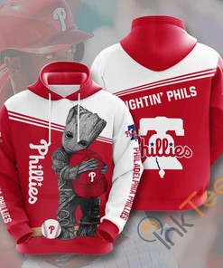 Sports Baseball Mlb Philadelphia Phillies Usa Sport All Over Print Hoodie 3D 1