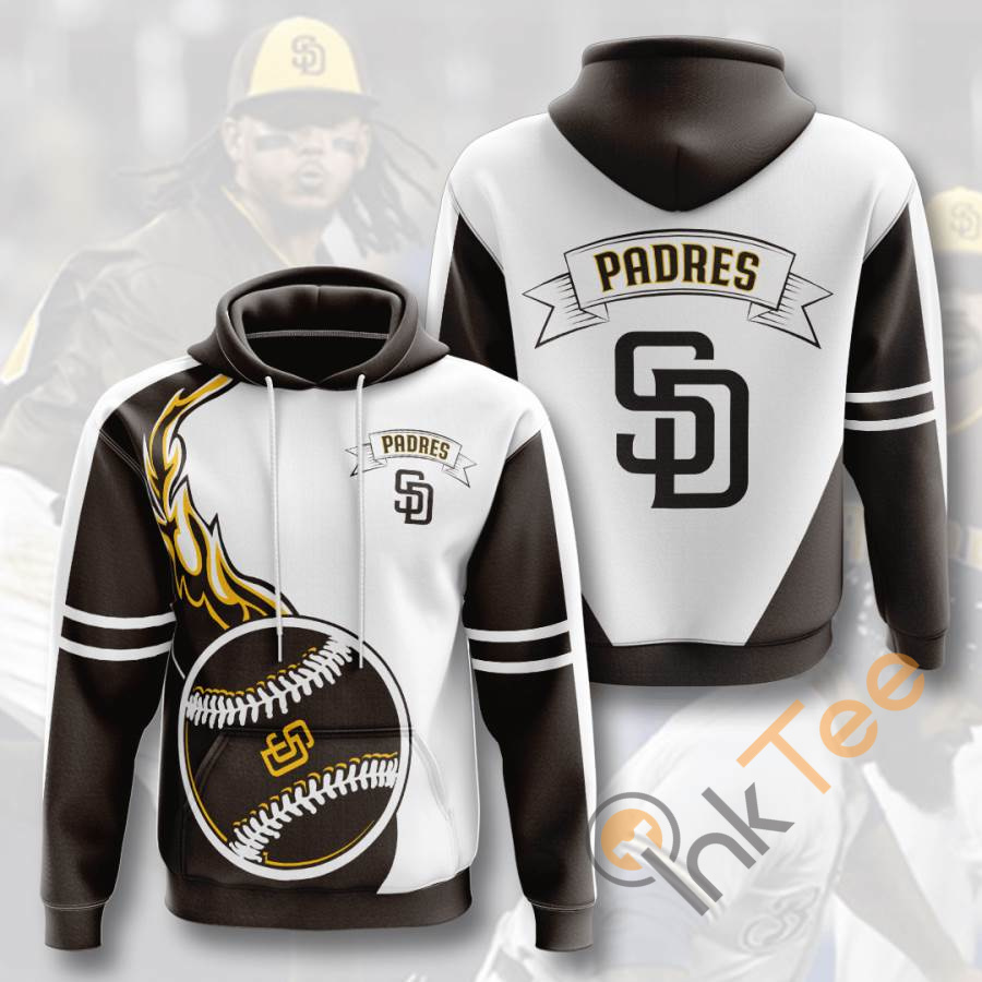 Sports Baseball Mlb San Diego Padres Usa Sport All Over Print Hoodie 3D