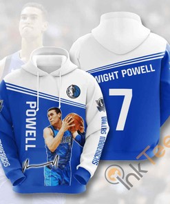 Sports Basketball Nba Dallas Mavericks Dwight Powell Usa Hoodie 3D