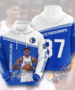 Sports Basketball Nba Dallas Mavericks Kostas Antetokounmpo Usa Hoodie 3D