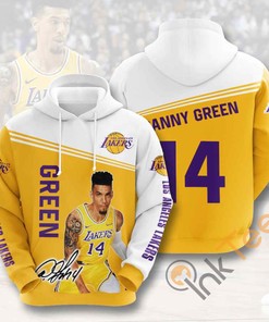 Sports Basketball Nba Los Angeles Lakers Danny Green Usa Hoodie 3D