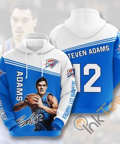 Sports Basketball Nba Oklahoma City Thunder Steven Adams Usa Hoodie 3D