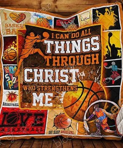 Sports Enthusiast: Basketball Quilt Blanket Bedding Set with Pillowcases