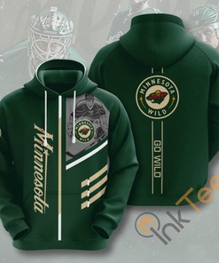 Sports Hockey Nhl Minnesota Wild Usa Hoodie 3D