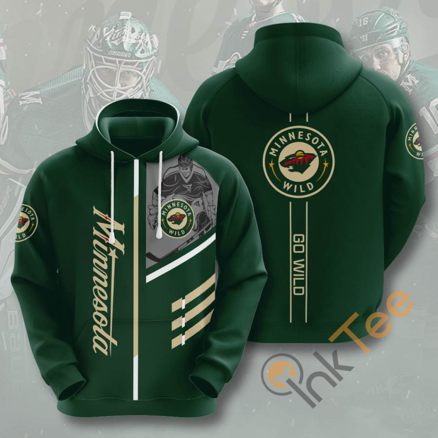 Sports Hockey Nhl Minnesota Wild Usa Hoodie 3D