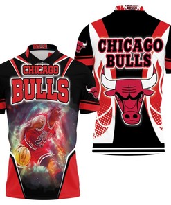 Sprakle Michael Jordan 23 Chicago Bulls 3D All Over Print Polo Shirt