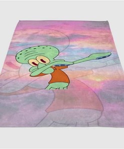 Squidward Wallpapers Sherpa Fleece Blanket Gifts for Family, for Couple