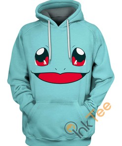 Squirtle Cute Face Hoodie 3D