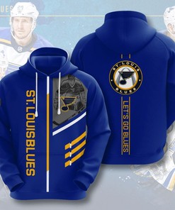 St. Louis Blues Custom Hoodie 3D