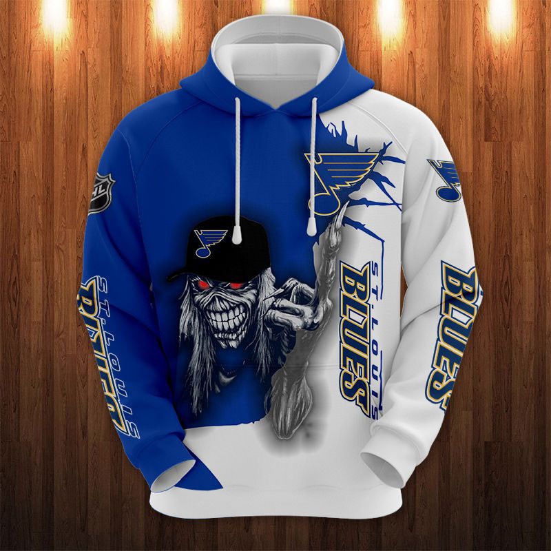 St. Louis Blues Hoodie Ultra Death Graphic Gift for Halloween