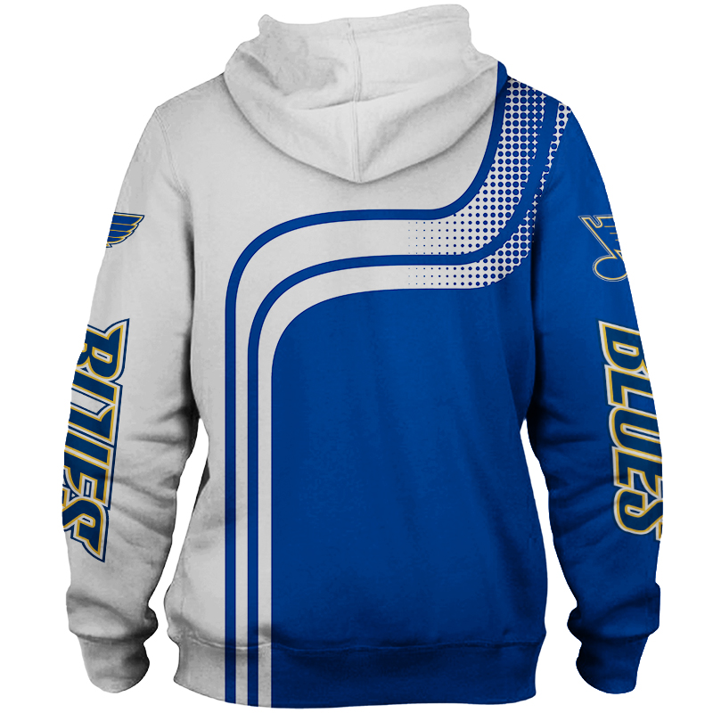 St. Louis Blues Hoodie Zip Hoodie Pullover Gift for Fans - Image 3