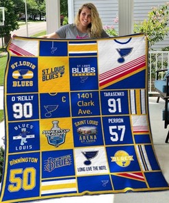 St. Louis Blues Quilt Blanket Bedding Set for Bedroom Décor