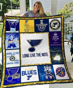 St. Louis Blues Quilt Blanket Bedding Set for Home Décor