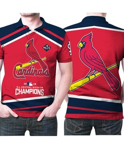 St Louis Cardials Nl Central Divisions Champions Logo 3D All Over Print Polo Shirt