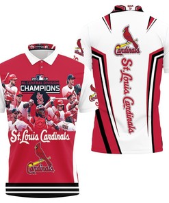 St Louis Cardinals 2019 Nl Central Champions 3D All Over Print Polo Shirt