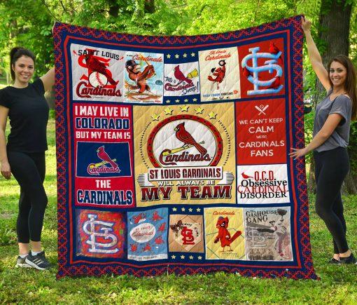 St Louis Cardinals Colorado Quilt Blanket Bedding Set