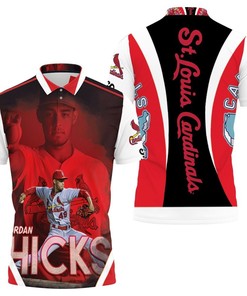 St Louis Cardinals Jordan Hicks 49 For Fan 1 Polo Shirt All Over Print Shirt 3d T-shirt
