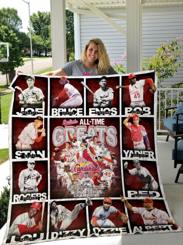 St. Louis Cardinals Quilt Blanket Bedding Set for Home Décor