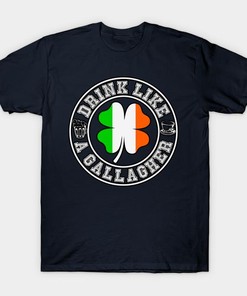 St. Patrick's Day Clover Drink Like A Gallagher Flag Shirt