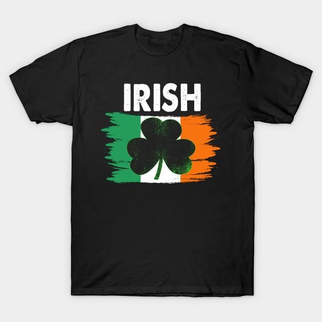 St. Patrick's Day Clover Irish Flag Shirt