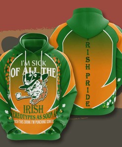 St. Patrick's Day Custom All Over Print Hoodie 3D V4