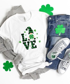 St Patricks Day Gnomes Love Shirt, Patricks Day Gnome Shirt, Saint Patricks Day Family Matching Shirt