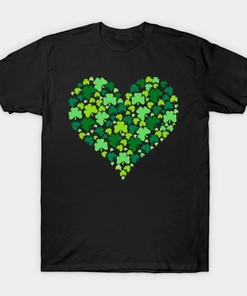St Patrick's Day Heart Shirt