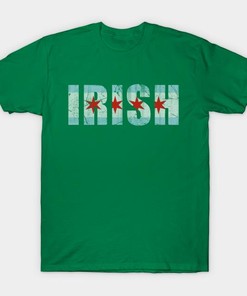 St. Patrick's Day Irish Chicago Flag Shirt