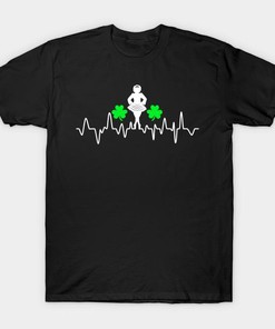 St. Patrick's Day Irish Dancer Heartbeat Shirt