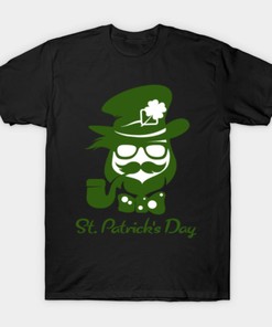 St Patricks Day Leprechaun Smoking Shirt