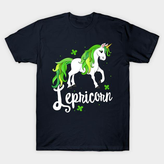 St Patrick's Day Lepricorn Leprechaun Unicorn Shirt