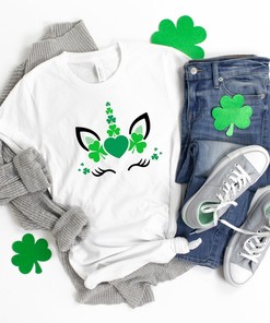 St Patrick's Day Unicorn Shirt, Saint Patricks Day Shirt, St Paddys Day Shirt, Saint Patricks Day Family Matching Shirt