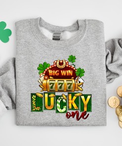 St. Patrick's lucky one Shirt, Happy Go Lucky, Shamrock Shirt, St. Patty's Shirt Gift, Irish Shirt