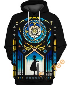 Stained Glass Angel Hoodie 3D
