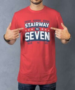 Stairway To Seven New England Football T-Shirt