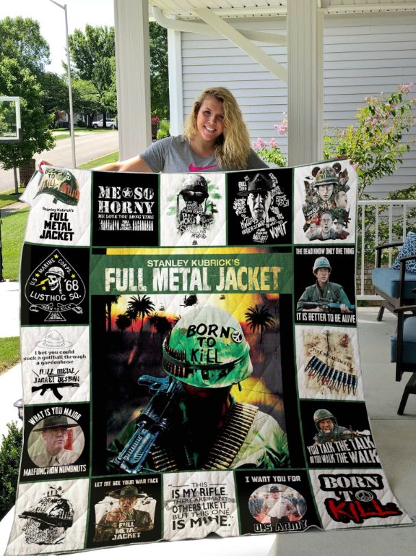 Stanley Kubrick's Full Metal Jacket Quilt Blanket Bedding Set