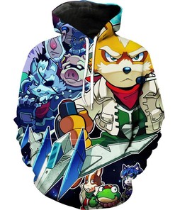 Star Fox Star Fox Video Game Hoodie 3D