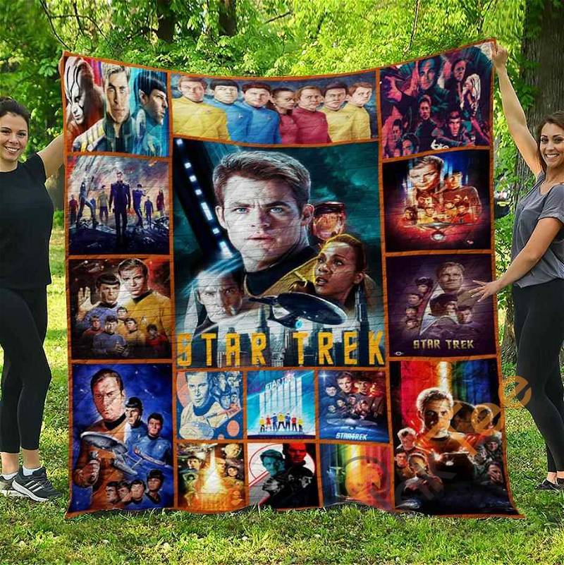 Star Trek Quilt Blanket Bedding Set With Pillowcase Option