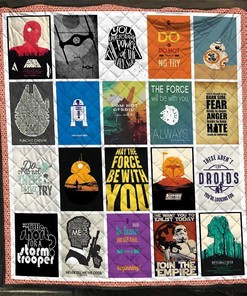 Star Wars Characters Quotes Darth Vader Blanket May The Force Be With You Gift For Lovers Quilt