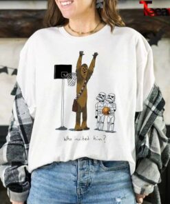 Star Wars Chewbacca Basketball Who Invited Him T-Shirt