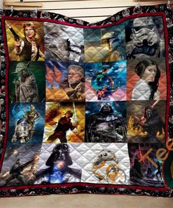 Star Wars Collage Quilt Blanket Bedding Set