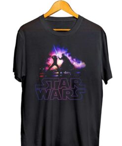 Star Wars Crossing Sabers Duel Black Unisex T-Shirt