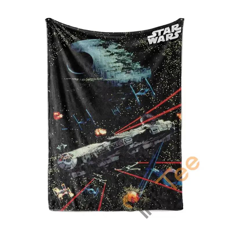 Star Wars Saga Space Sherpa Fleece Blanket Gifts for Family, for Couple