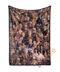 Star Wars Sherpa Fleece Blanket Gifts for Family, for Couple
