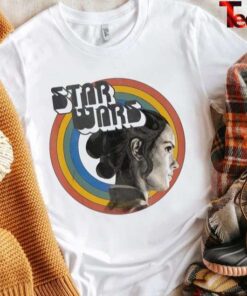 Star Wars The Rise Of Skywalker Rey Retro Circle Portrait Unisex T-Shirt