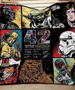 Star Wars’S Anniversary Quilt Blanket Bedding Set